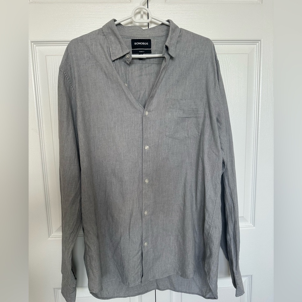 Men’s Bonobos Linen Button Down Shirt